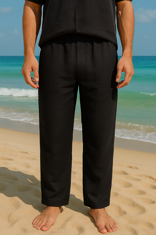 Black Linen Pants